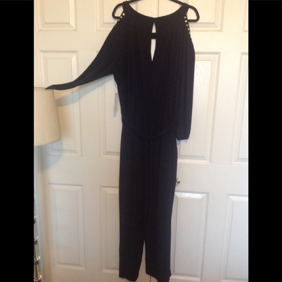 Emma & Michele 2XL Navy Jumpsuit NWT - Picture 4 of 6